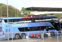 Goiânia e Anápolis concentram um terço das viagens de ônibus de Brasília