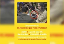 Escritor baiano lança em Brasília livro de crônicas sobre futebol