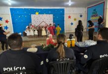 Ação de Natal da PMDF leva alegria a crianças da Cidade Estrutural