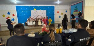 Ação de Natal da PMDF leva alegria a crianças da Cidade Estrutural