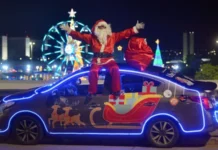 Magia do Natal em quatro rodas: motorista de app espalha alegria no DF