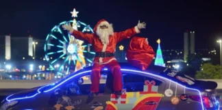 Magia do Natal em quatro rodas: motorista de app espalha alegria no DF