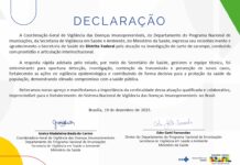 Atuação em surto de sarampo confere reconhecimento à Secretaria de Saúde do DF