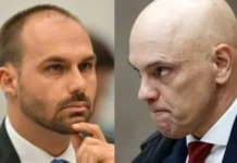 Eduardo Bolsonaro diz que não vai recuar após cobrança do STF