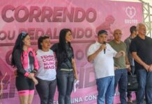 Governador Ibaneis Rocha participa de evento de conscientização contra a violência de gênero