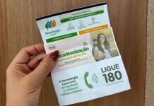 Contas de energia elétrica divulgam canal 180 para mais de 1 milhão de lares do DF e reforçam combate à violência contra a mulher