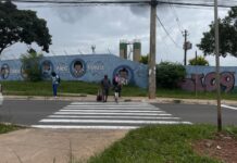 Faixas de pedestres são remarcadas em Arniqueira