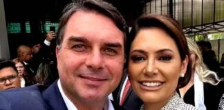 Flávio Bolsonaro diz que briga com Michelle é “página virada”