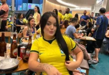 Brasilienses lotam bares no primeiro jogo do Brasil