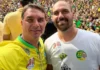Flávio e Eduardo Bolsonaro culpam Lula e PT por eliminação do Brasil na Copa