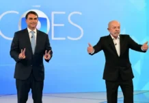 Veja como foram as considerações finais de Lula e Flávio Bolsonaro no debate da Globo