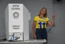 “Estamos confiantes”, diz Celina Leão durante votação no Lago Norte